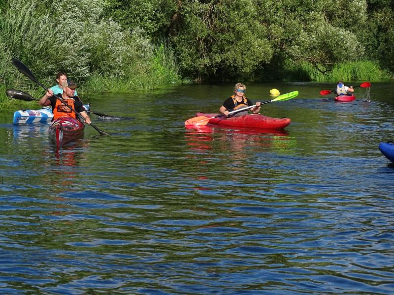 Ostatnie dni szkółki kajakowej w Białogardzie.