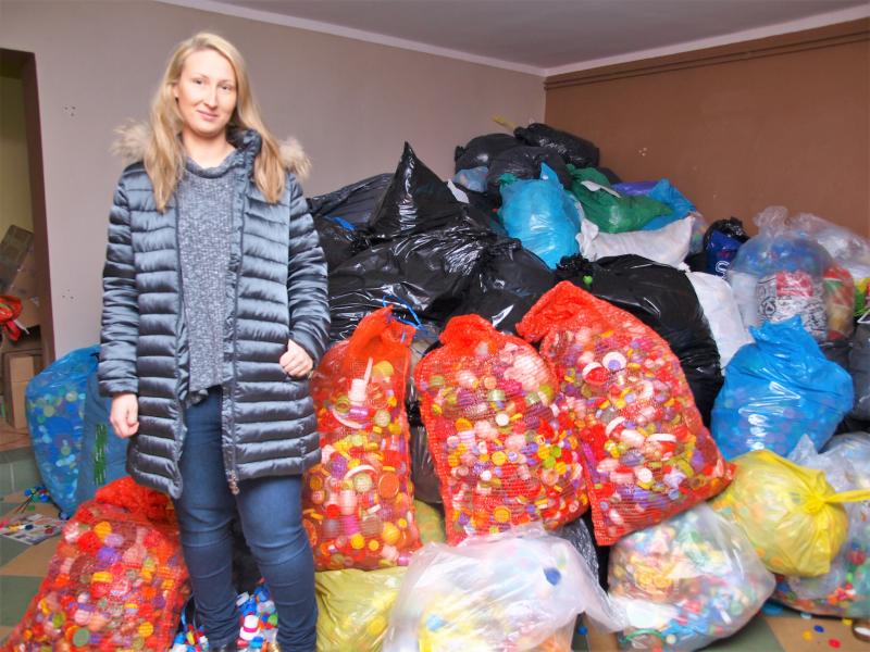 Wielki sukces akcji zbierania nakrętek - już jest blisko 8,5 tony!