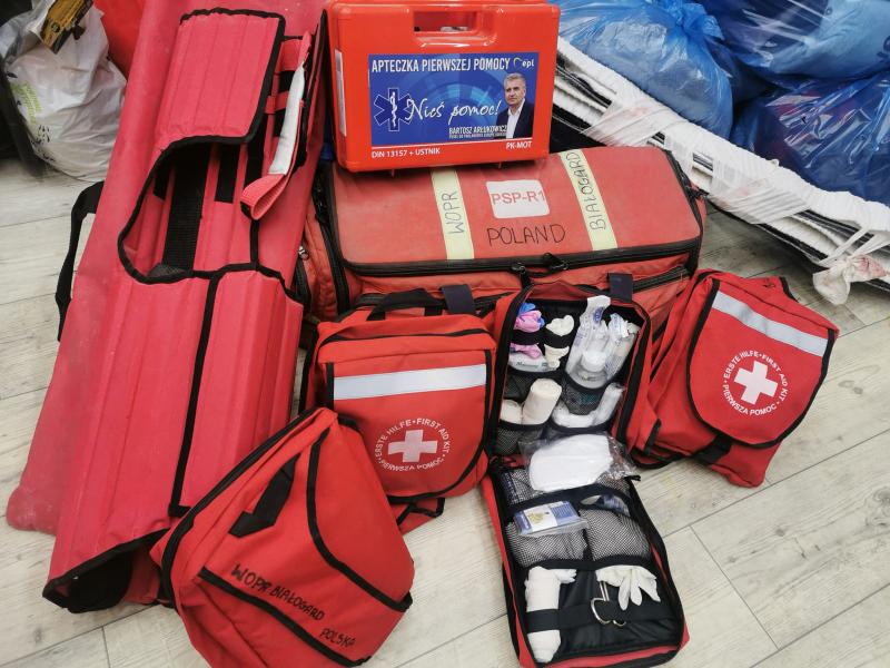 Ratownicy z powiatu Białogardzkiego wyruszyli na granicę Polsko – Ukraińską 