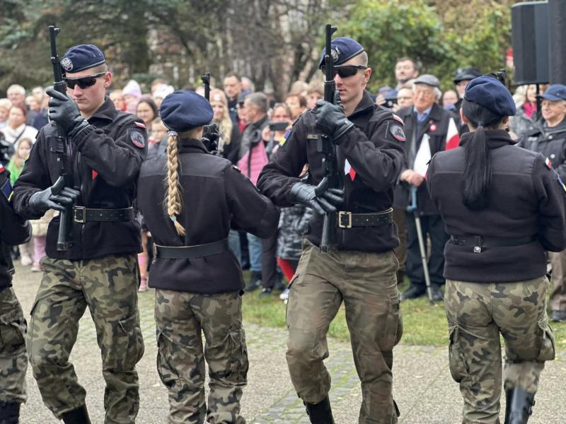 Wspólne świętowanie 107. rocznicy odzyskania niepodległości w Białogardzie