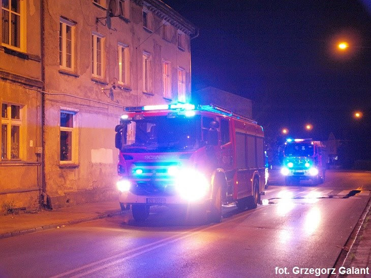 Pożar w budynku przy ul Batalionów