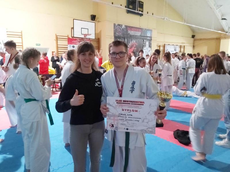 Srebrny medal dla Białogardzianina na Mistrzostwach Karate Kyokushin.