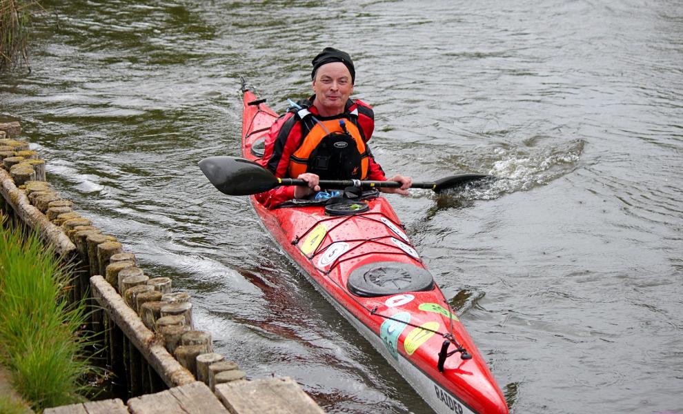 Maratończycy przewiosłowali Parsętę