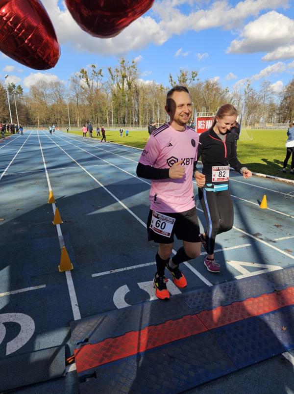 Bieg Walentynkowy zorganizowany przez Stowarzyszenie Figa