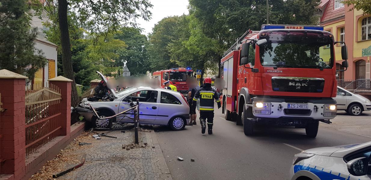Poważny wypadek w centrum Białogardu 