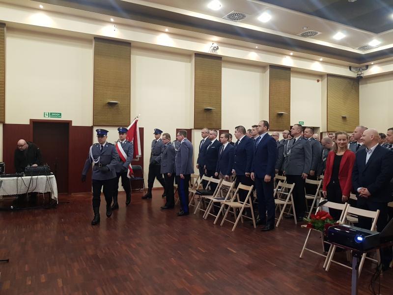 Odprawa Służbowa  i pożegnanie Komendanta Powiatowego Policji w Białogardzie - obszerna fotorelacja.