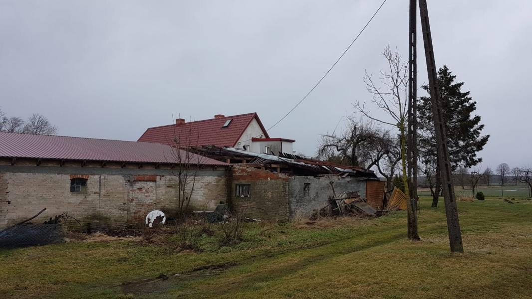 Skutki Orkanu Eunice