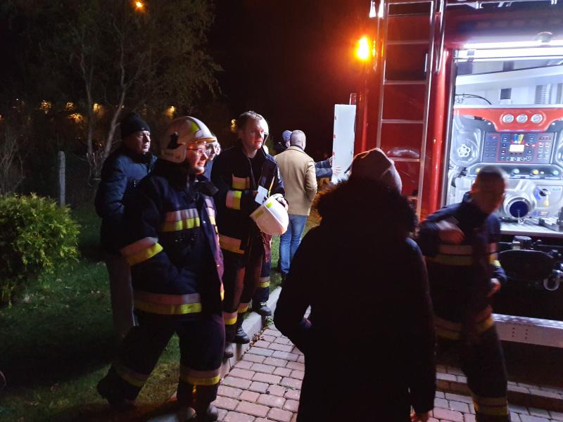 Powitanie nowego wozu ratowniczo gaśniczego w OSP Rogowo 