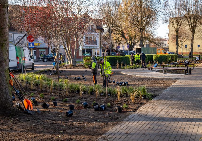 Upiększenie  skweru na ul. 1 Maja