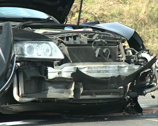 Tirówka przyczyną wypadku? - ZDJĘCIA