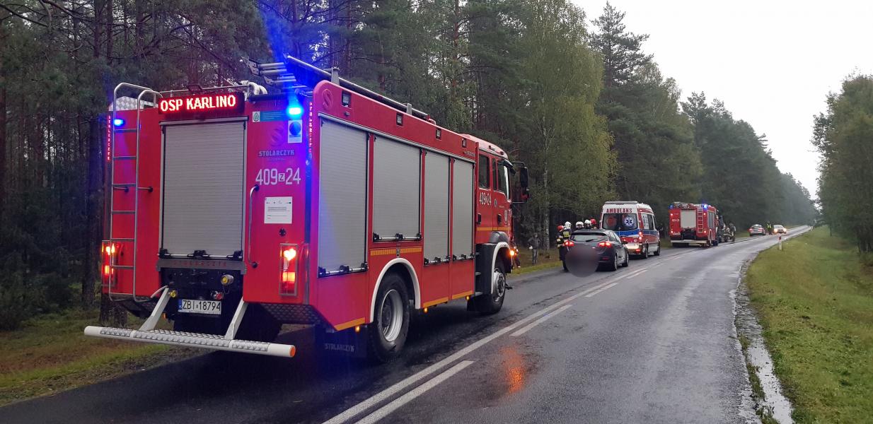 Dachowanie dwóch pojazdów - ranna kobieta w 6 miesiącu ciąży! ZDJĘCIA  