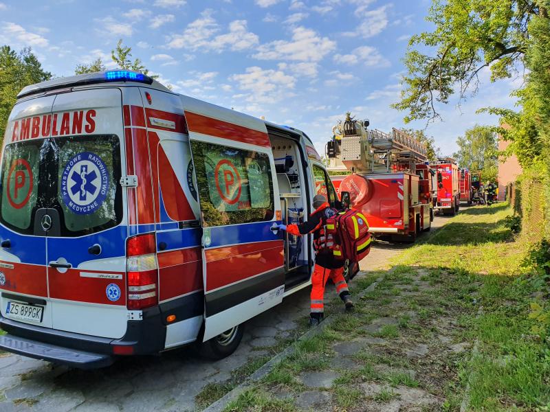 Pożar pieca gazowego w budynku wielorodzinnym!