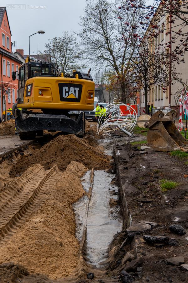  Trwają prace nad przebudową ul. Grunwaldzkiej