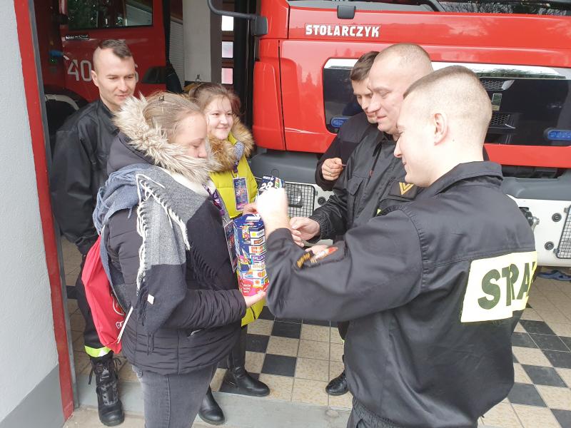 Strażacy z PSP Białogard wspierają 28. Finał Wielkiej Orkiestry Świątecznej Pomocy