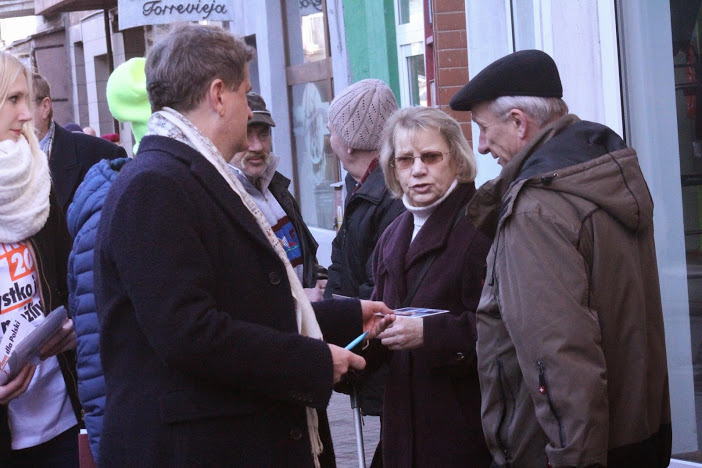 Janusz Palikot w Białogardzie 