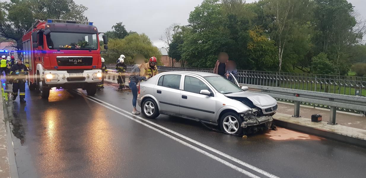 Wypadek w Karlinie - jedna osoba ranna! 
