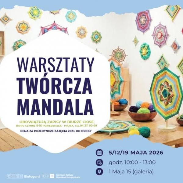 Warsztaty mandali w Galerii Sztuki CKiSE