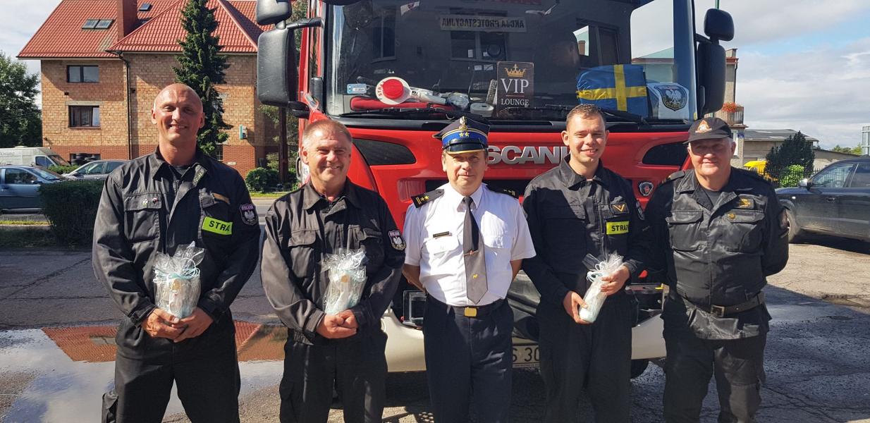 Powitanie strażaków Świnoujście i Białogard - duża porcja zdjęć!