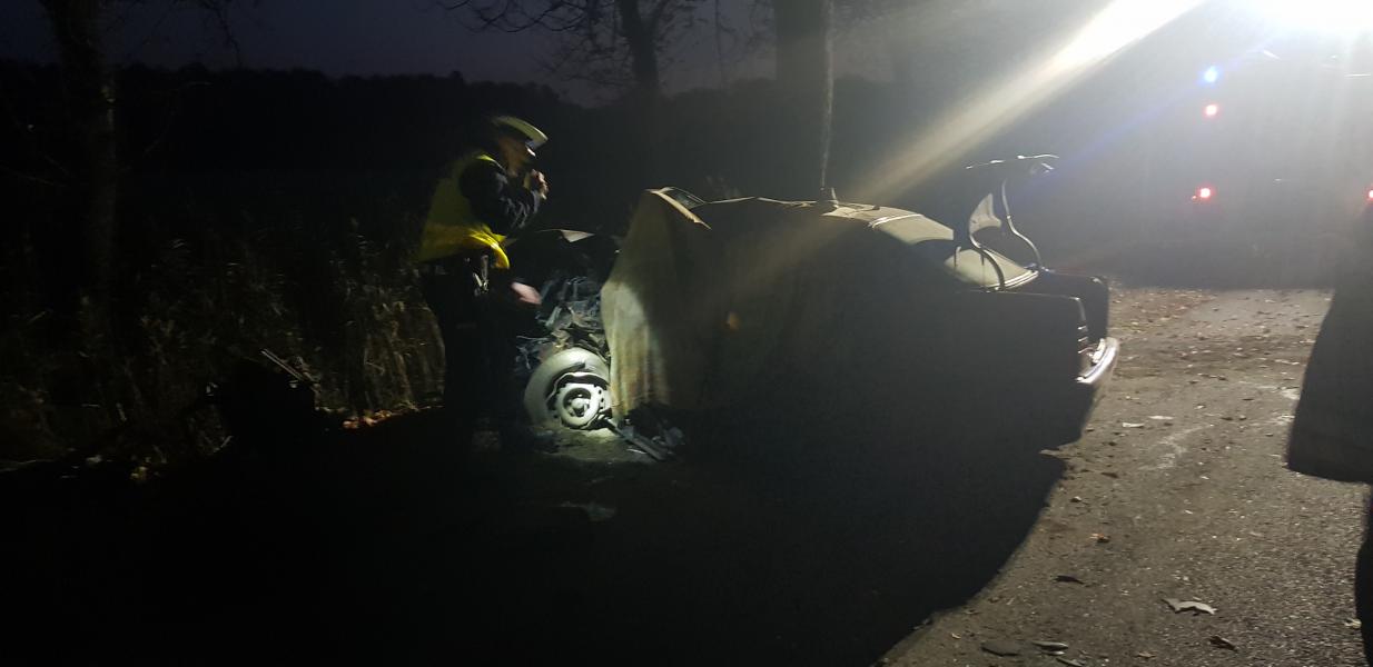 Tragiczny wypadek pod Białogardem - 3 osoby poniosły śmierć! 