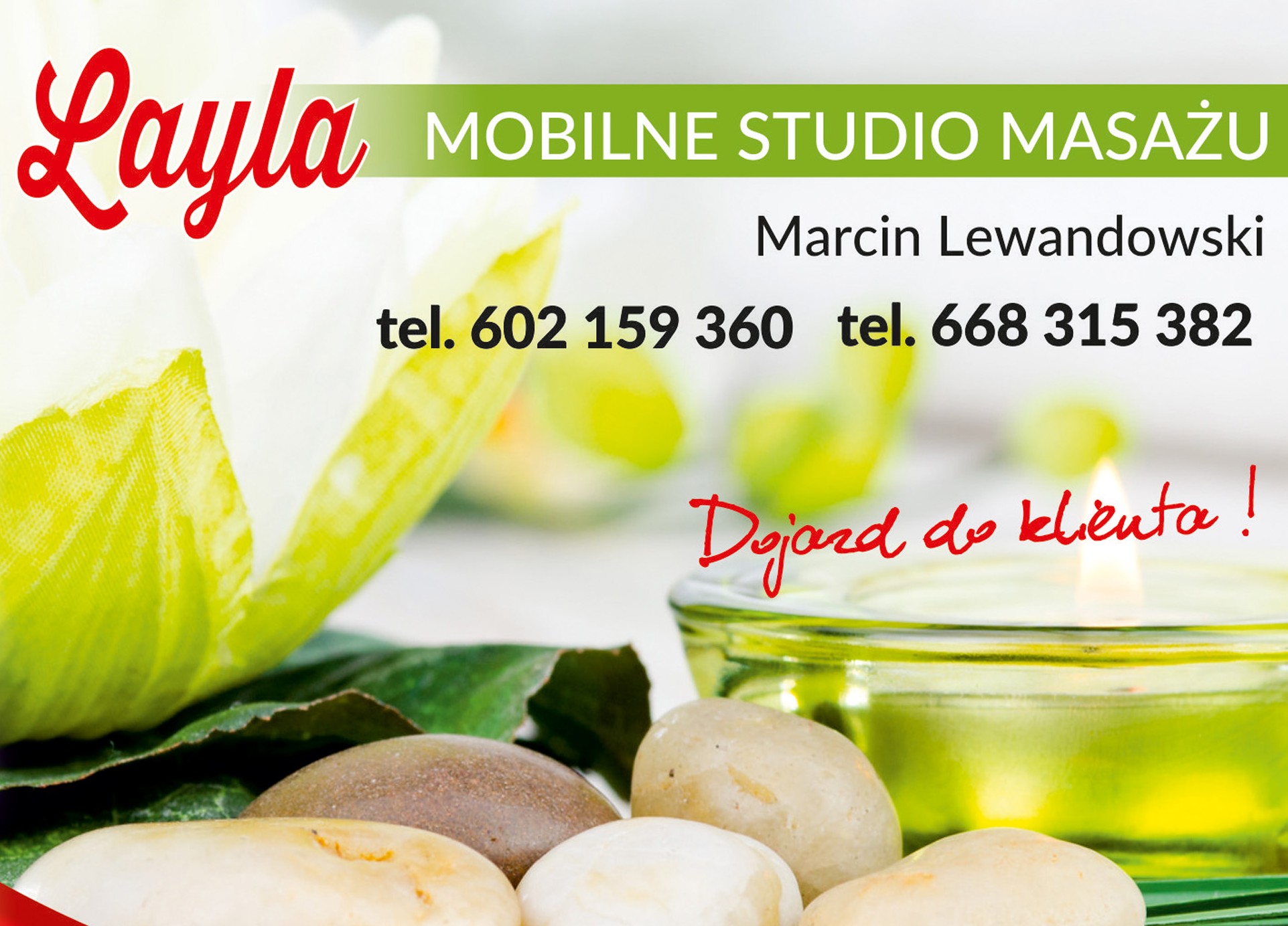 Mobilne studio masarzu
