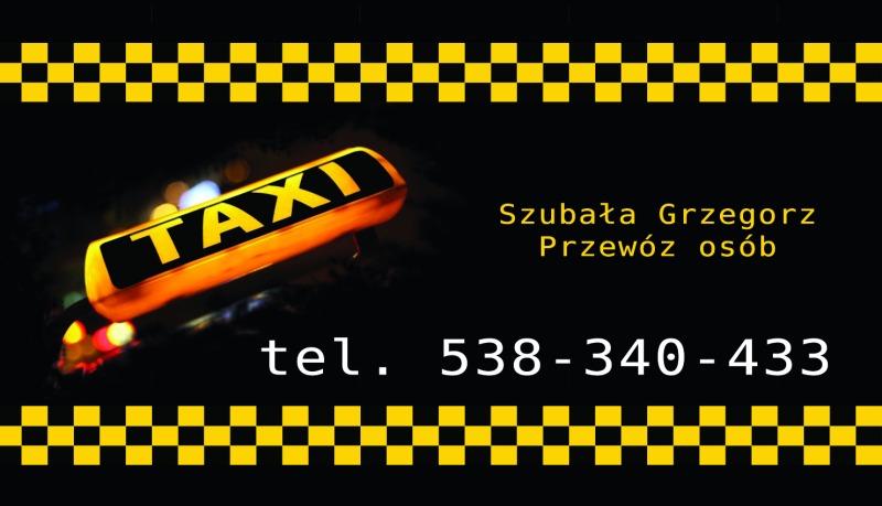  Taxi - Grzegorz Szubała - TAXI 
