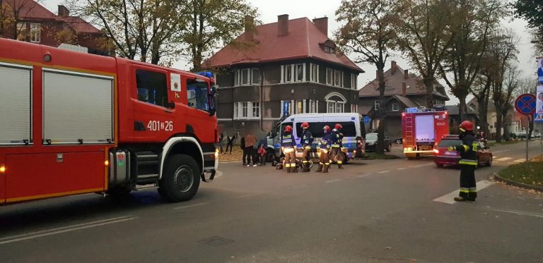 Wypadek drogowy w centrum Białogardu