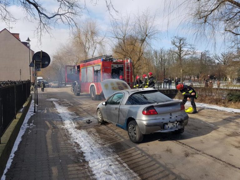 Pożar auta w Białogardzie!