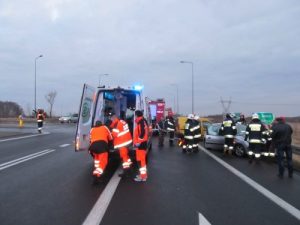 Wypadek na obwodnicy Karlina