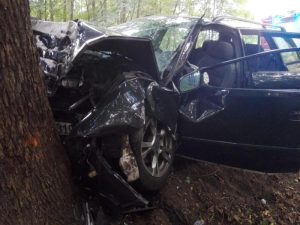 Wypadek drogowy na trasie Tychowo – Koszalin