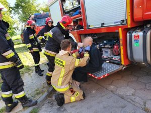 Pożar pieca gazowego w budynku wielorodzinnym!