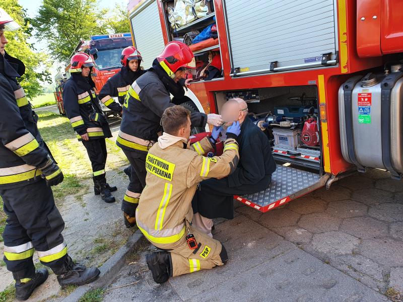 Pożar pieca gazowego w budynku wielorodzinnym!