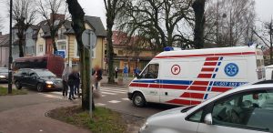 Potrącenie na przejściu dla pieszych w centrum Białogardu!