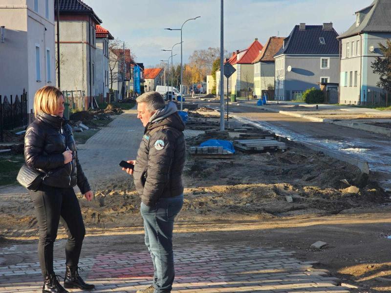 Trwają prace związane z przebudową odcinka ulicy Moniuszki i Piastów.