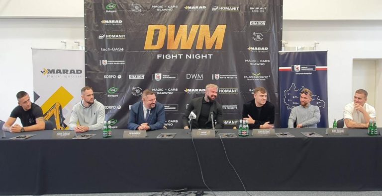 KONFERENCJA PRASOWA GALI DWM FIGHT NIGHT BIAŁOGARD