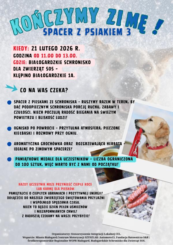 Spacer z Psiakiem – Kończymy Zimę!