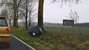 Wypadek pod Białogardem – Sprawca odjechał z miejsca zdarzenia!