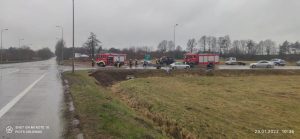 Wypadek na odbowdnicy Miasta Karlino
