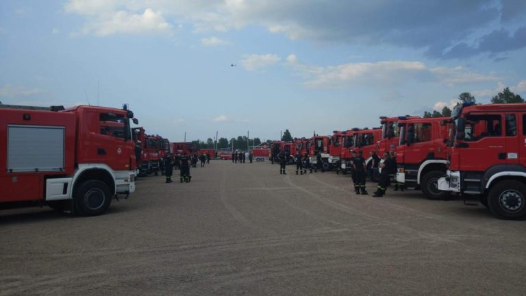 Strażacy dotarli do celu – dziś rozbili obóz!  AKCJA SZWECJA (FOTO)