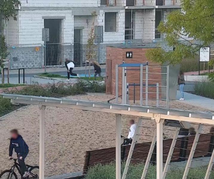 Kolejny akt wandalizmu na Zaułku Drzewnym.