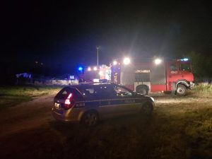 Pożar altanki w Białogardzie!
