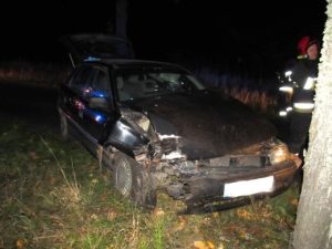 Wypadek na drodze Białogard – Stanomino ZDJĘCIA