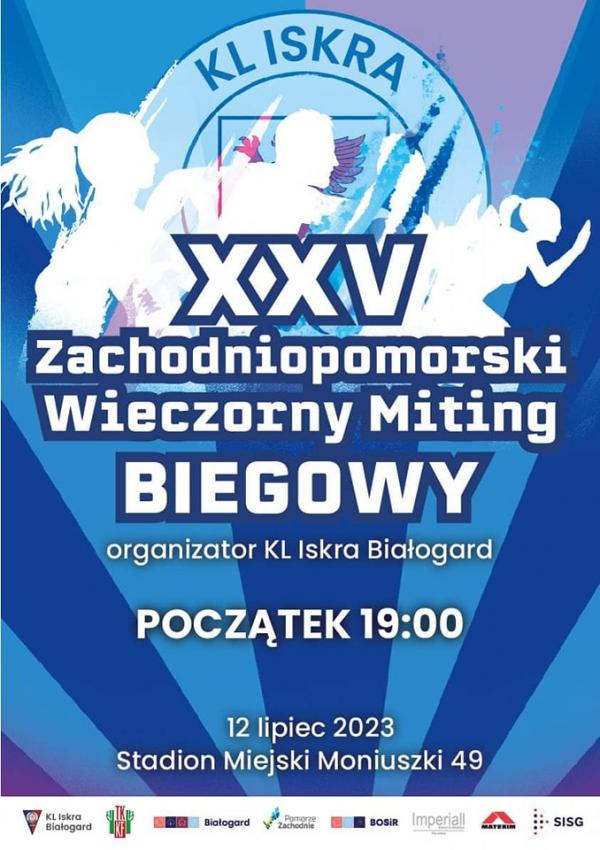 XXV Zachodniopomorski Wieczorny Miting Biegowy.
