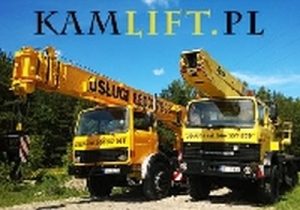 KAMLIFT usługi dźwigowe i podnośnikowe