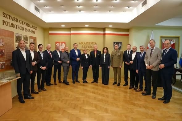 Starosta białogardzki na Wyższym Kursie Obronnym w Warszawie